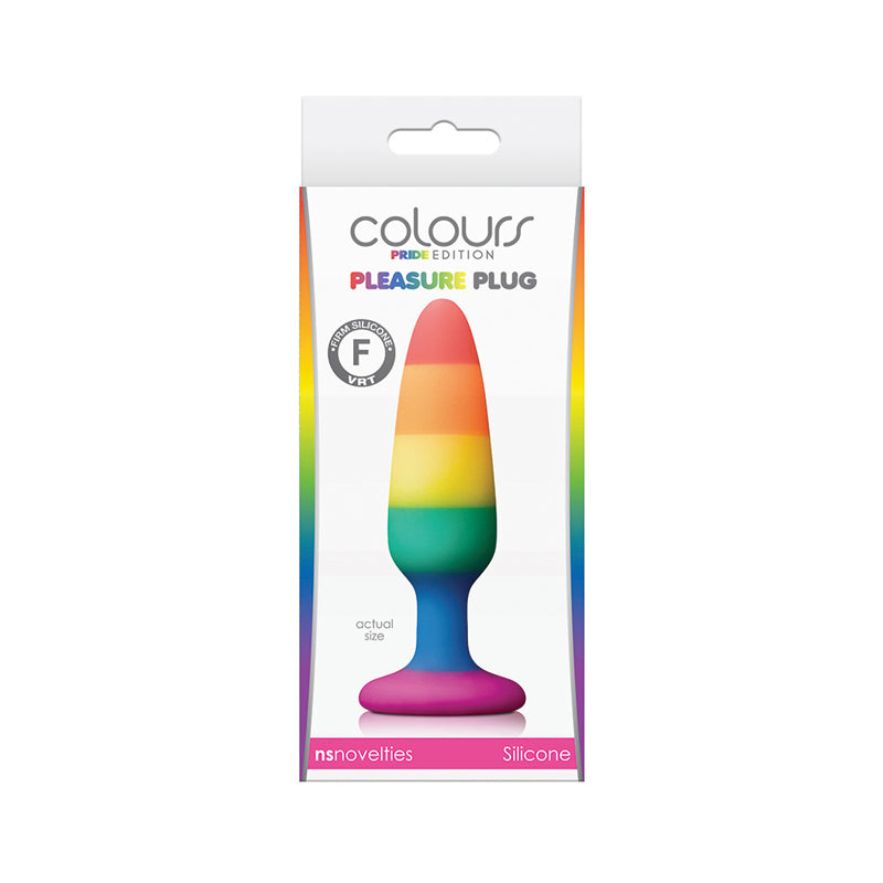 Colours Pride Edition Pleasure Plug Small Rainbow