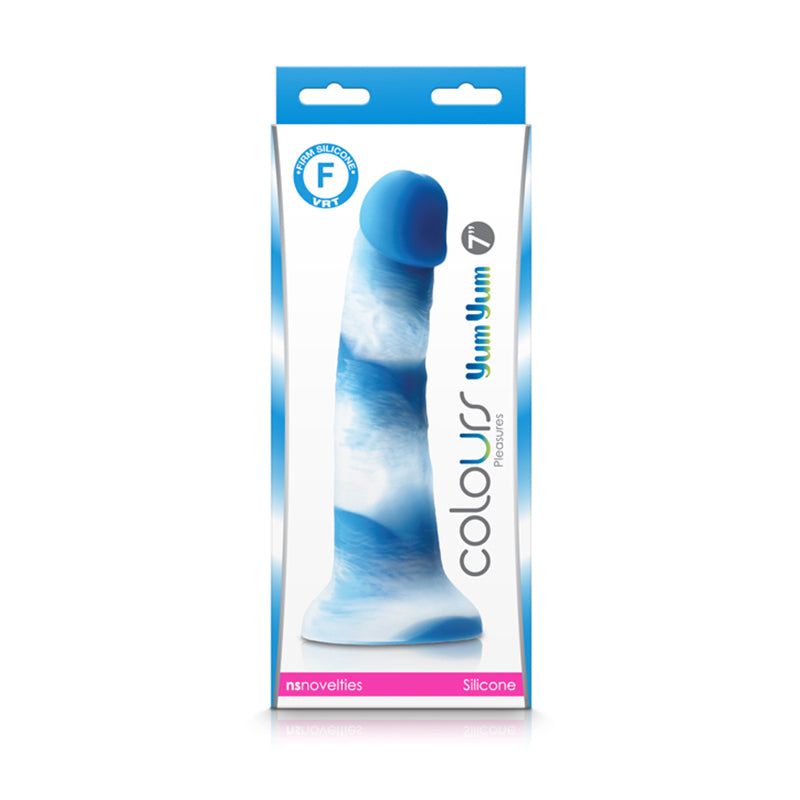 Colours Pleasures Yum Yum 7 in. Dildo Blue