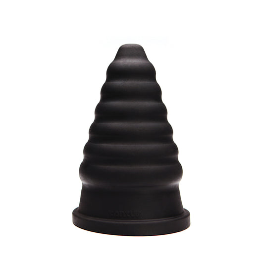 Tantus Cone Ripple Dildo Onyx (Box)