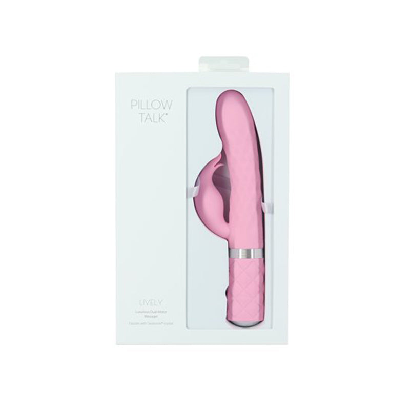 Pillow Talk Lively Dual Stimulator Pink