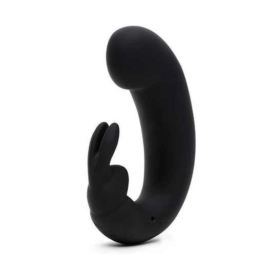 Fifty Shades of Grey Sensation Rechargeable Silicone G-Spot Rabbit Vibrator Black