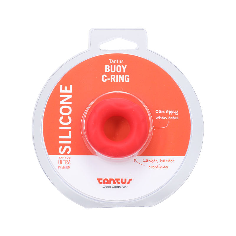 Tantus Buoy C-Ring Small Red